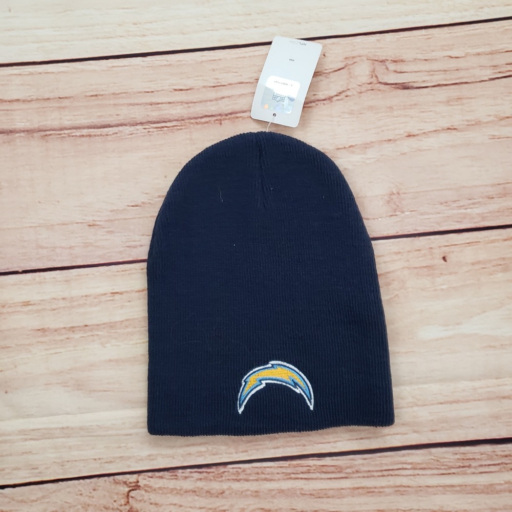 Los Angeles Chargers Hat Cap Beanie One Size Blue Yellow NFL Football Mens A3‎